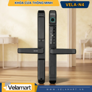Khóa Cửa Thông Minh VELA-N4 Velamart - Nhận Diện Khuôn Mặt 3D, Vân Tay Siêu Nhạy, Bảo Mật Tuyệt Đối Cho Mọi Ngôi Nhà Hiện Đại