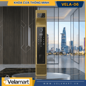 Khóa Cửa Thông Minh Vela-06  – Mở Cửa Không Chạm, An Toàn Tuyệt Đối Cho Nhà Hiện Đại 2026